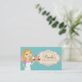 ブロンドのパン屋のカップケーキの名刺D15 名刺 (スタンド正面)