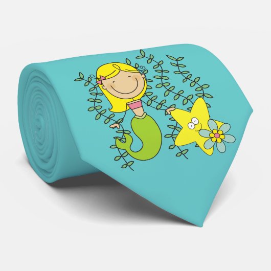 ブロンドの人魚 ネクタイ (ロール)