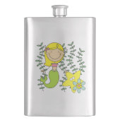 ブロンドの人魚 フラスク (正面)