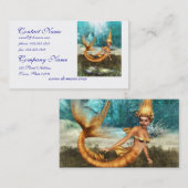 ブロンドの人魚 名刺 (正面/裏面)