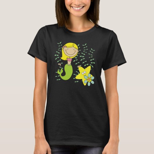 ブロンドの人魚 Tシャツ (正面)