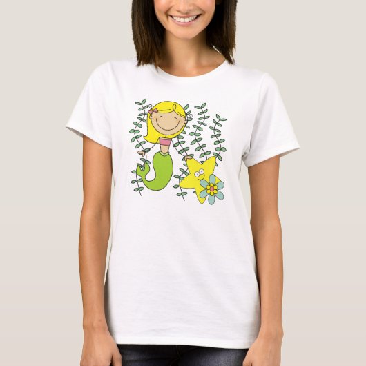 ブロンドの人魚 Tシャツ (正面)
