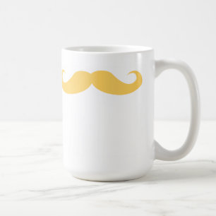 ブロンドの口ひげ コーヒーマグカップ