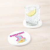 ブロンドの女の子の夏 コースター (側面)