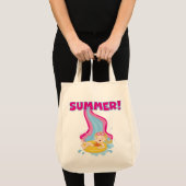 ブロンドの女の子の夏 トートバッグ (正面(商品))