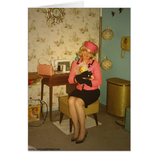 ブロンドの女性は縫いますカッコいいをあります