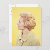 ブロンドの女性2 ポストカード (正面/裏面)