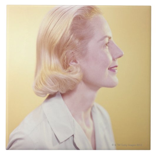 ブロンドの女性 タイル (正面)