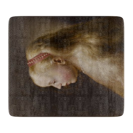 ブロンドの少女（ヤン・リヴェンス著） カッティングボード (正面)