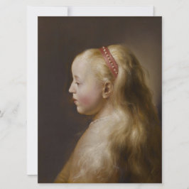 ブロンドの少女（ヤン・リヴェンス著） カード