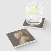 ブロンドの少女(ヤン・リヴェンス著) ストーンコースター (横)