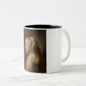 ブロンドの少女（ヤン・リヴェンス著） ツートーンマグカップ (正面右)