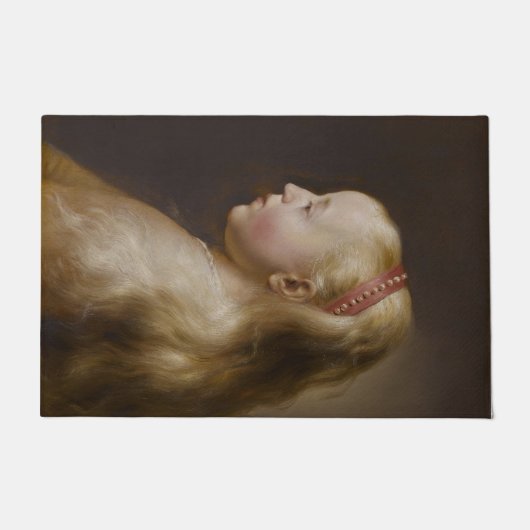 ブロンドの少女(ヤン・リヴェンス著) ドアマット (正面)