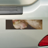 ブロンドの少女（ヤン・リヴェンス著） バンパーステッカー (車上)