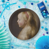 ブロンドの少女(ヤン・リヴェンス著) ペーパープレート (パーティー)