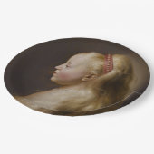 ブロンドの少女(ヤン・リヴェンス著) ペーパープレート (アングル)