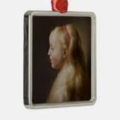 ブロンドの少女（ヤン・リヴェンス著） メタルオーナメント (右)