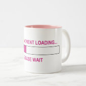 ブロンドの時のローディング… ツートーンマグカップ (正面右)