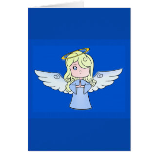 ブロンドの漫画の天使