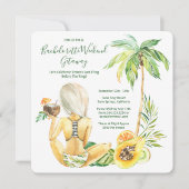 ブロンドの花嫁のバチェロレッテビーチウィークエンド 招待状 (正面)