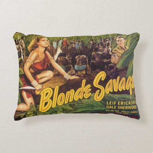 ブロンドの野蛮人 アクセントクッション (正面)