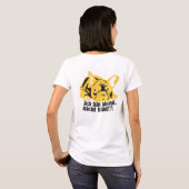 ブロンドは馬鹿じゃない! Tシャツ (裏面フル)