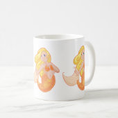 ブロンドアドルマーメイドコーヒー/ラテマグ コーヒーマグカップ (正面右)