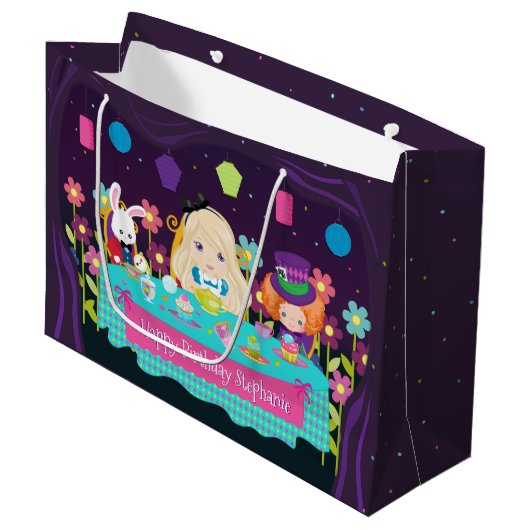 ブロンドアリス – ティーパーティーラージ抱き枕 ラージペーパーバッグ (正面アングル)