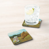 ブロンドイエローホース&イースターバニー コースター (右側)