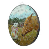 ブロンドイエローホース&イースターバニー ダーツボード (正面右)