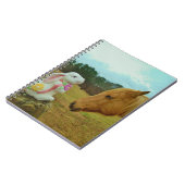 ブロンドイエローホース&イースターバニー ノートブック (左側)