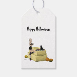 ブロンドウィッチピンアップガールギフトラベル ギフトタグ