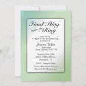 ブロンドウィードバチェロレッテ招待状 招待状 (裏面)