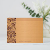 ブロンドウッド&ヴィンテージブラウンレースサンキューカード サンキューカード (スタンド正面)