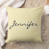 ブロンドカラーホームモノグラム クッション (ブランケット)