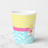 ブロンドガールプールパーティーバッシュパーティー 紙コップ (右)