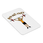 ブロンドガール重量挙げ マグネット (右側)