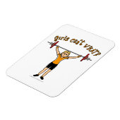 ブロンドガール重量挙げ マグネット (左側)