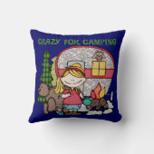 ブロンドガ熱狂するールフォーキャンプ クッション (裏面)