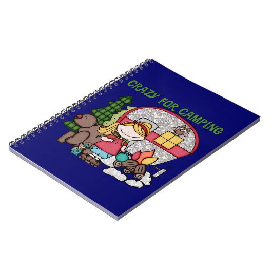 ブロンドガ熱狂するールフォーキャンプ ノートブック (左側)