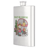 ブロンドガ熱狂するールフォーキャンプ フラスク (左)