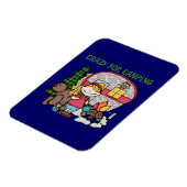 ブロンドガ熱狂するールフォーキャンプ マグネット (左側)