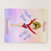 ブロンドギムナストヘーゼルアイズ体操パズル ジグソーパズル (横)