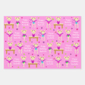 ブロンドギムナストラッピング紙シート ラッピングペーパーシート (正面2)