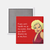 ブロンドグラマー マグネット (正面/裏面)