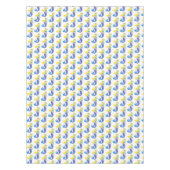 ブロンドスイミングマーメイドガールパープルテール海海 テーブルクロス (正面)