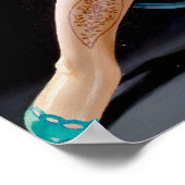 ブロンドストッキングピン留め ポスター (角)