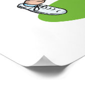 ブロンドテニスガール ポスター (角)