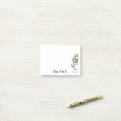 ブロンドナース医パーソナライズされた療ポストイットメモ ポストイット (デスク上)