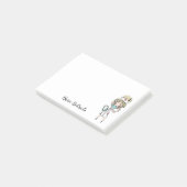 ブロンドナース医パーソナライズされた療ポストイットメモ ポストイット (アングル)